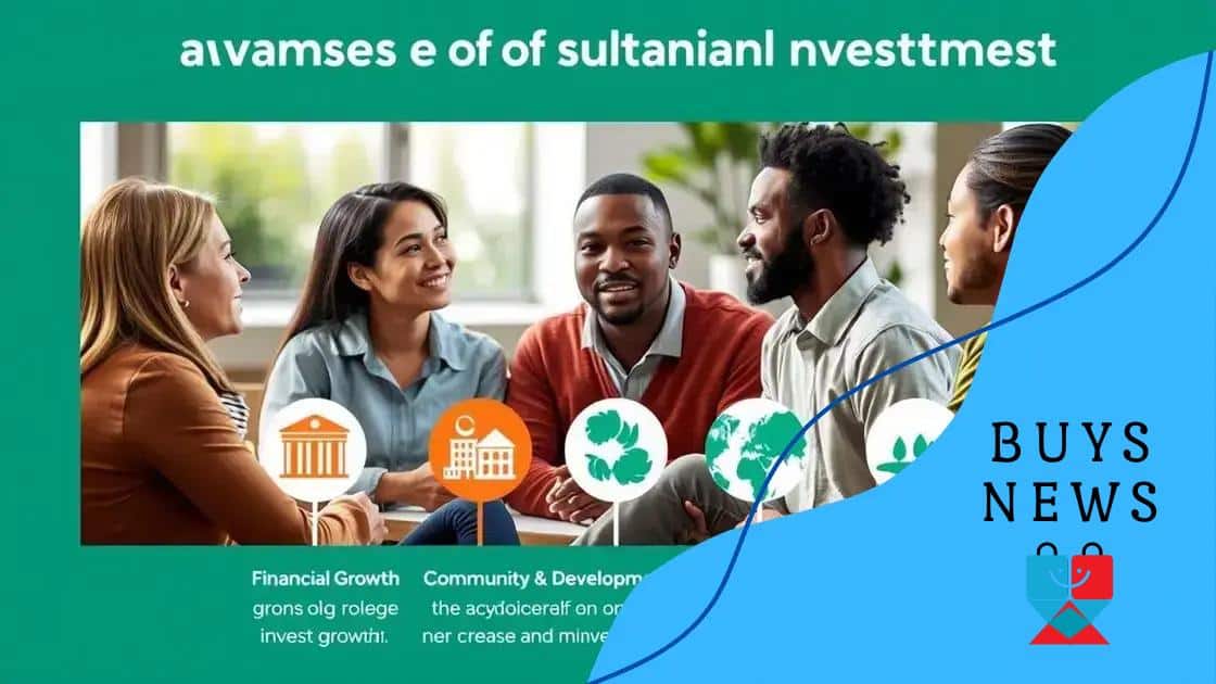 Benefits of sustainable investments